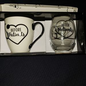 Nurse coffee cup/ wine tumbler set